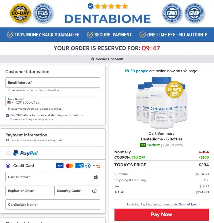 DentaBiome Special Price